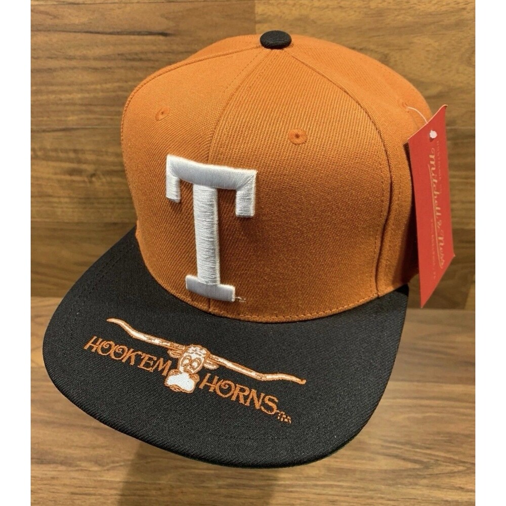 Mitchell & Ness Texas Longhorns Athletics Snapback Cap Orange/white/black